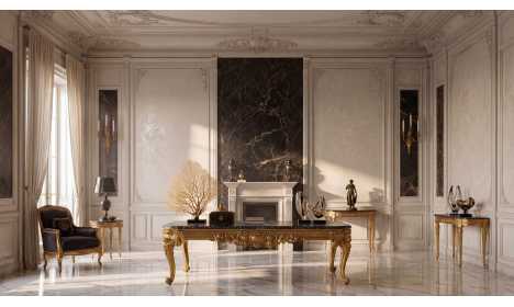 Objet de décoration haut de gamme : la Gorgone ocre du Madagascar par MAISON IMPERIALE, l'élégance de la nature